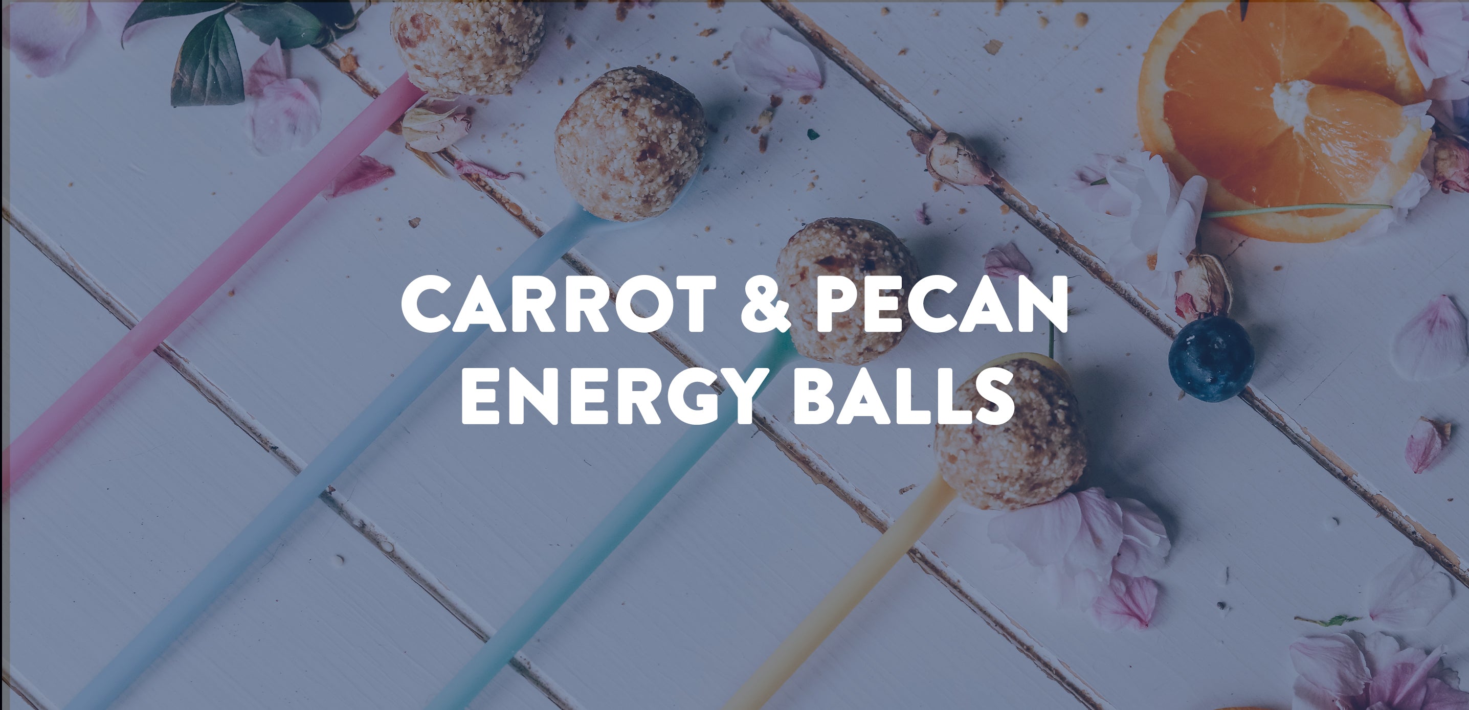 Carrot & Pecan Cake Balls